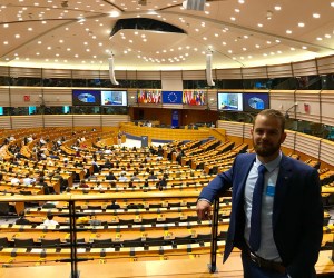 Brandenburger Wirtschaftsjunior besucht Brandenburger im Europäischen Parlament