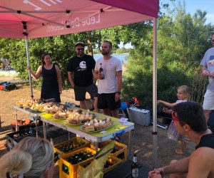 Sommerpicknick am Strand